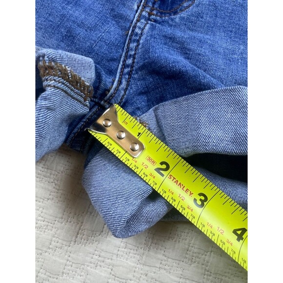 KanCan Jean Distressed Shorts Blue‎ Relaxed Cuffed Denim Medium Wash | Womens 28 - Picture 6 of 10